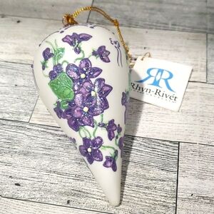 Rhyn Rivet- Floral Fine Porcelain Ornament